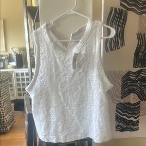 White Sleeveless Women's Top